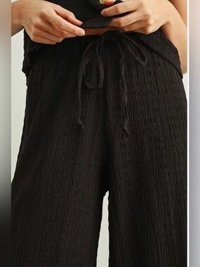 Miou Muse Wide Leg Crepe Pants Sz S